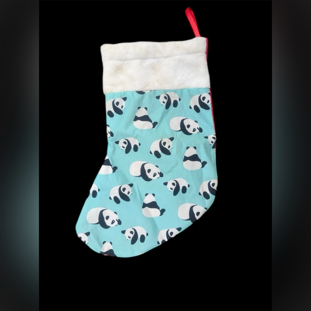 Christmas Stocking With Pandas Cute ❤️